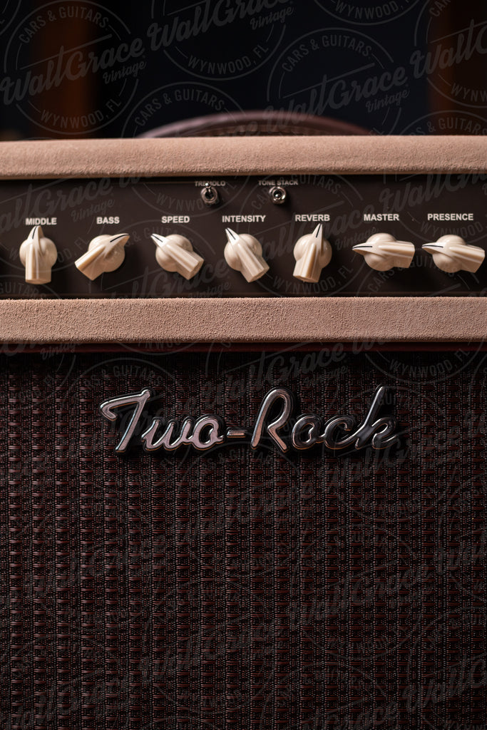 PRE-ORDER! Two-Rock Vintage Deluxe 35 Watt  Oxblood Combo cloth, Maroon Piping - Dogwood Suede