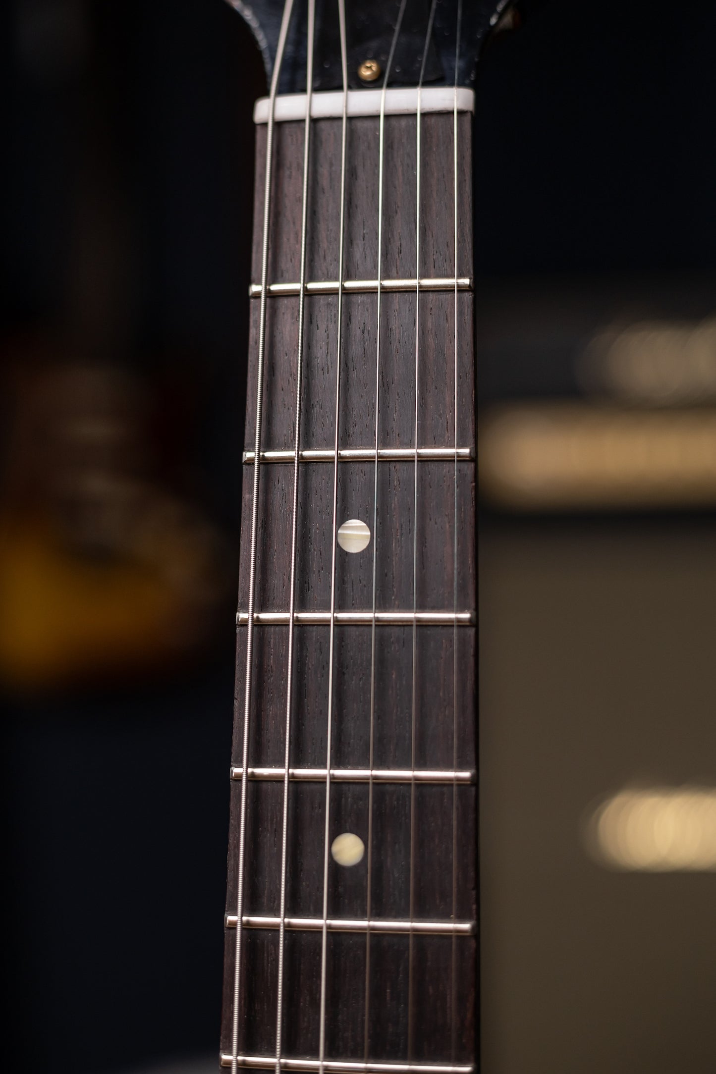 Gibson Custom Shop 1960 Les Paul Junior Double Cut Reissue Murphy Lab Ultra Heavy Aged Electric Guitar - Ebony