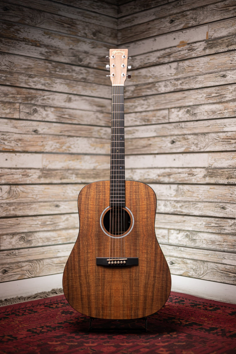 Martin D-X1E Koa Acoustic-Electric Guitar - Figured Koa