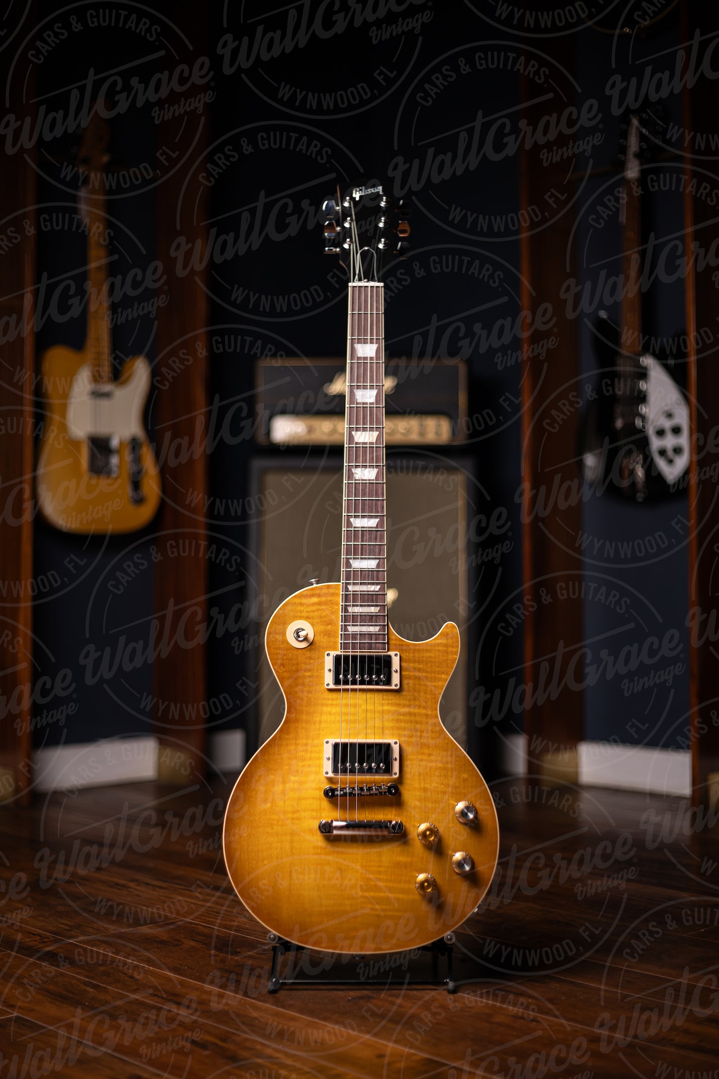 Gibson Kirk Hammett Signature Greeny Les Paul Standard Electric Guitar - Greeny Burst