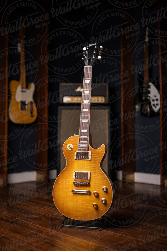 Gibson Kirk Hammett Signature Greeny Les Paul Standard Electric Guitar - Greeny Burst