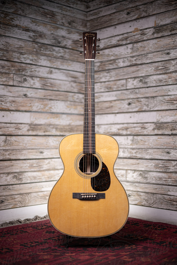 Martin OM-28 Acoustic-Electric Guitar - Natural