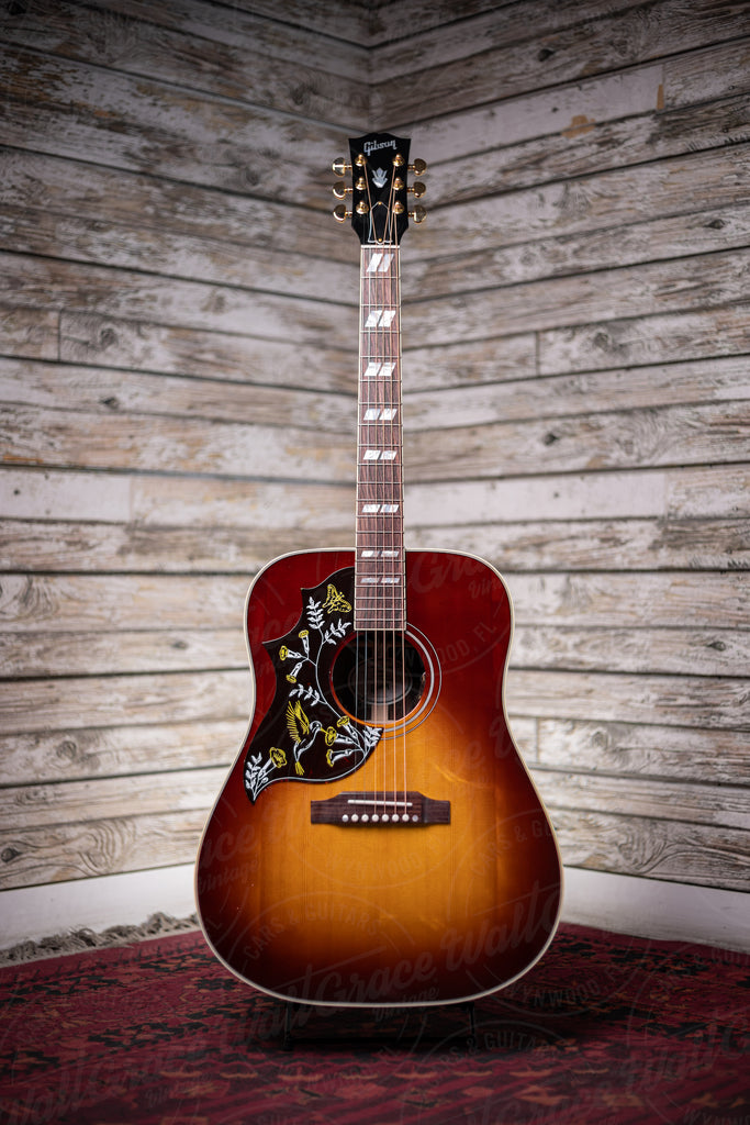 Gibson Hummingbird Standard Rosewood Left Handed Acoustic Guitar - Rosewood Burst