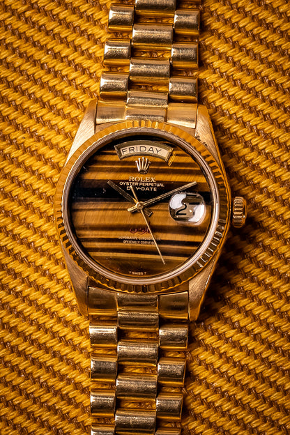 Rolex Day-Date “Qaboos” 18k Yellow Gold Ref. 18038 Circa 1985