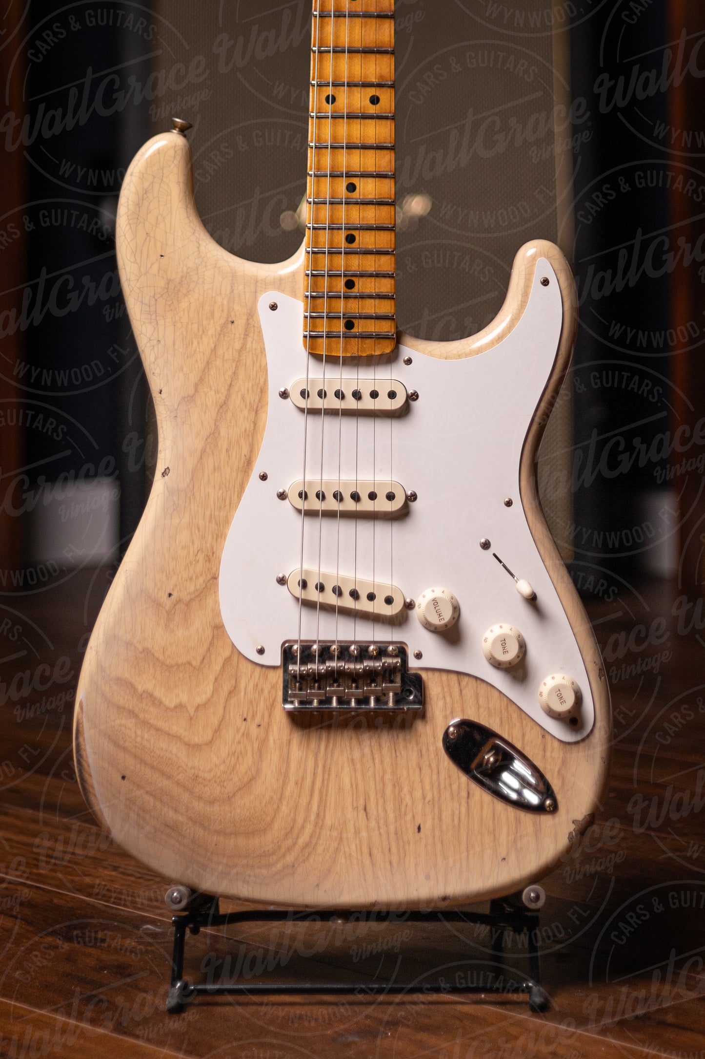 Fender Custom Shop '58 Stratocaster Relic Electric Guitar - Natural Blonde