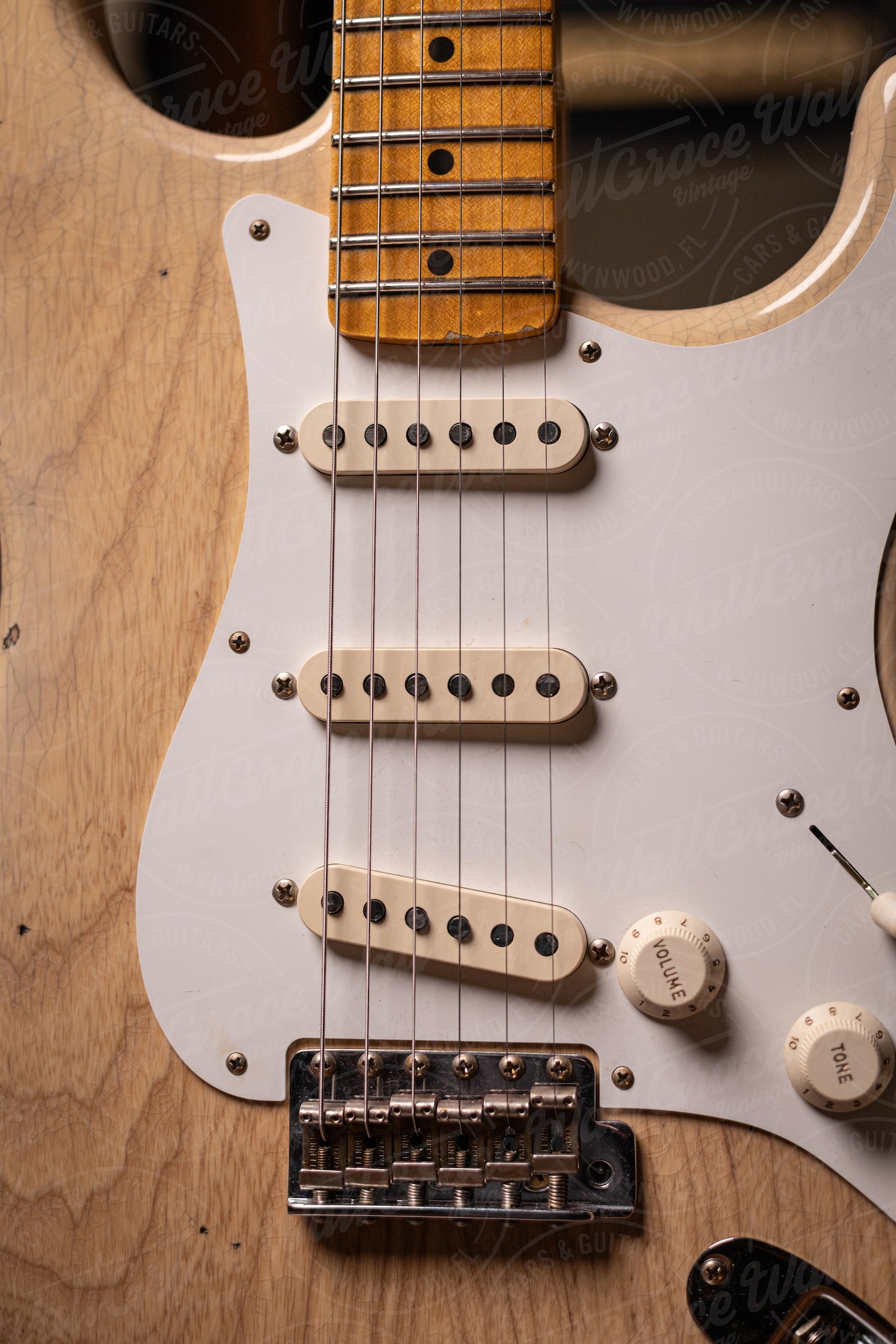 Fender Custom Shop '58 Stratocaster Relic Electric Guitar - Natural Blonde