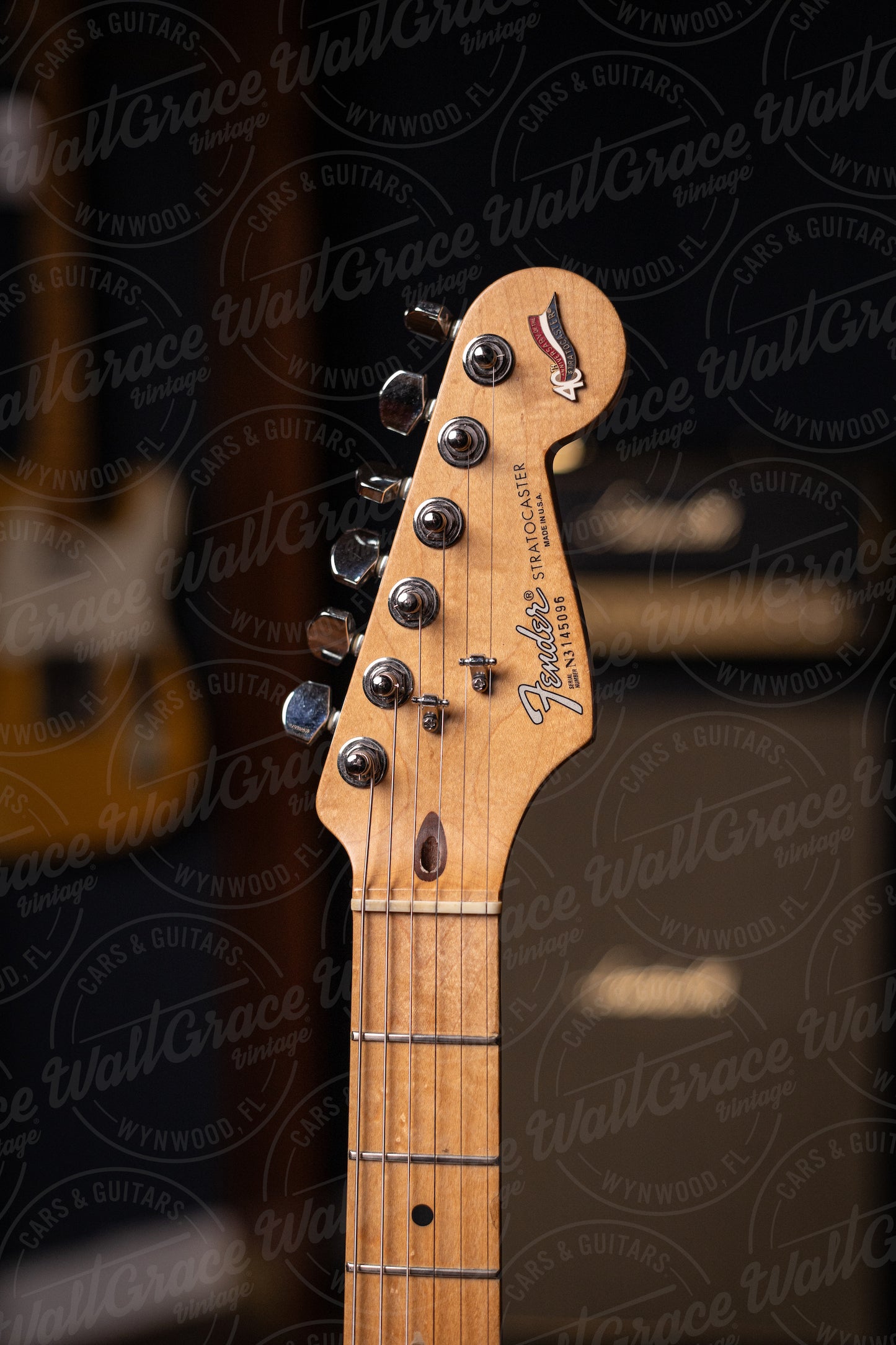 1993 Fender 40th Anniversary Standard Stratocaster Electric Guitar - Black
