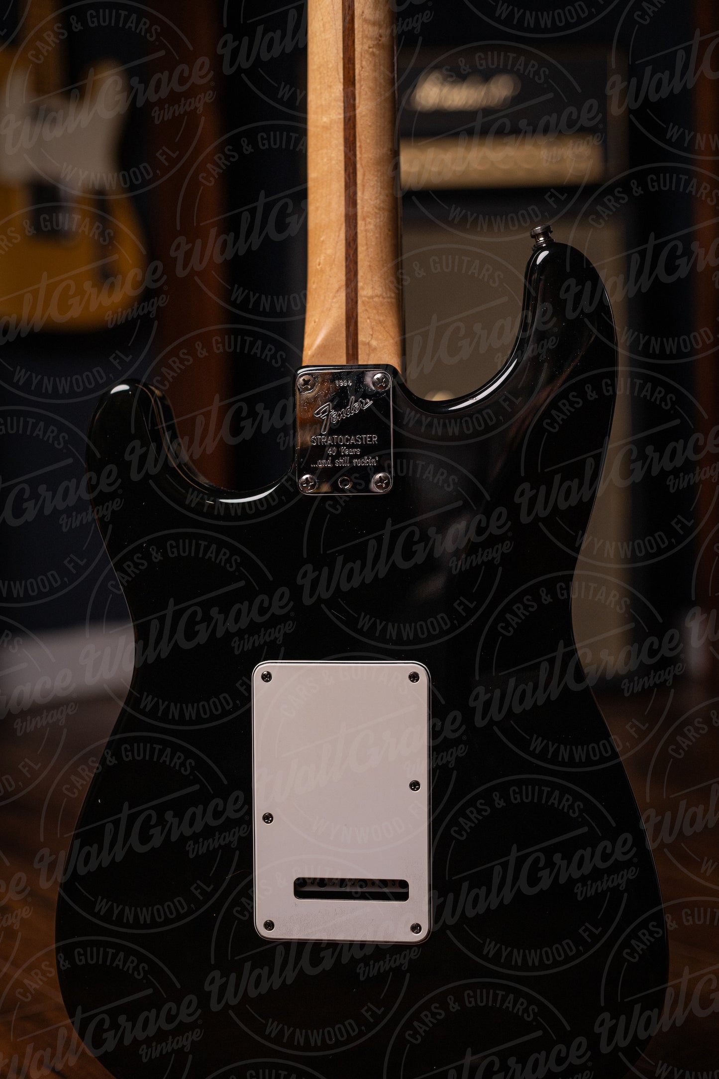 1993 Fender 40th Anniversary Standard Stratocaster Electric Guitar - Black