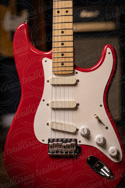 1989 Fender Eric Clapton Signature Stratocaster Electric Guitar - Red