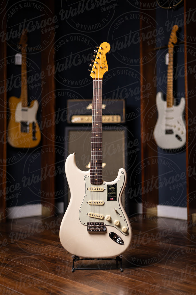 Fender American Vintage II 61 Stratocaster Electric Guitar - Olympic White