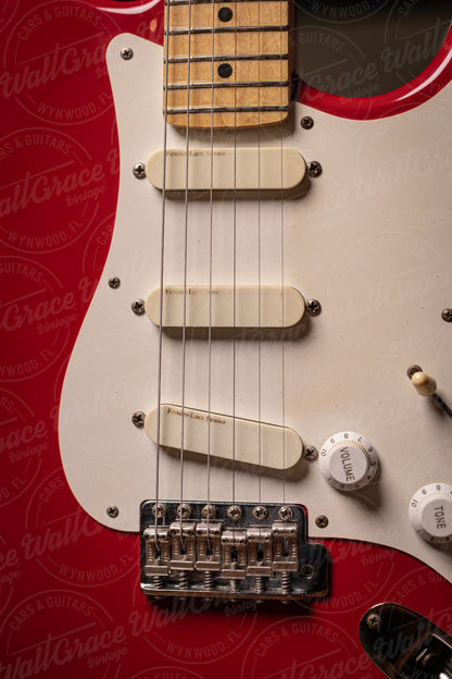 1989 Fender Eric Clapton Signature Stratocaster Electric Guitar - Red