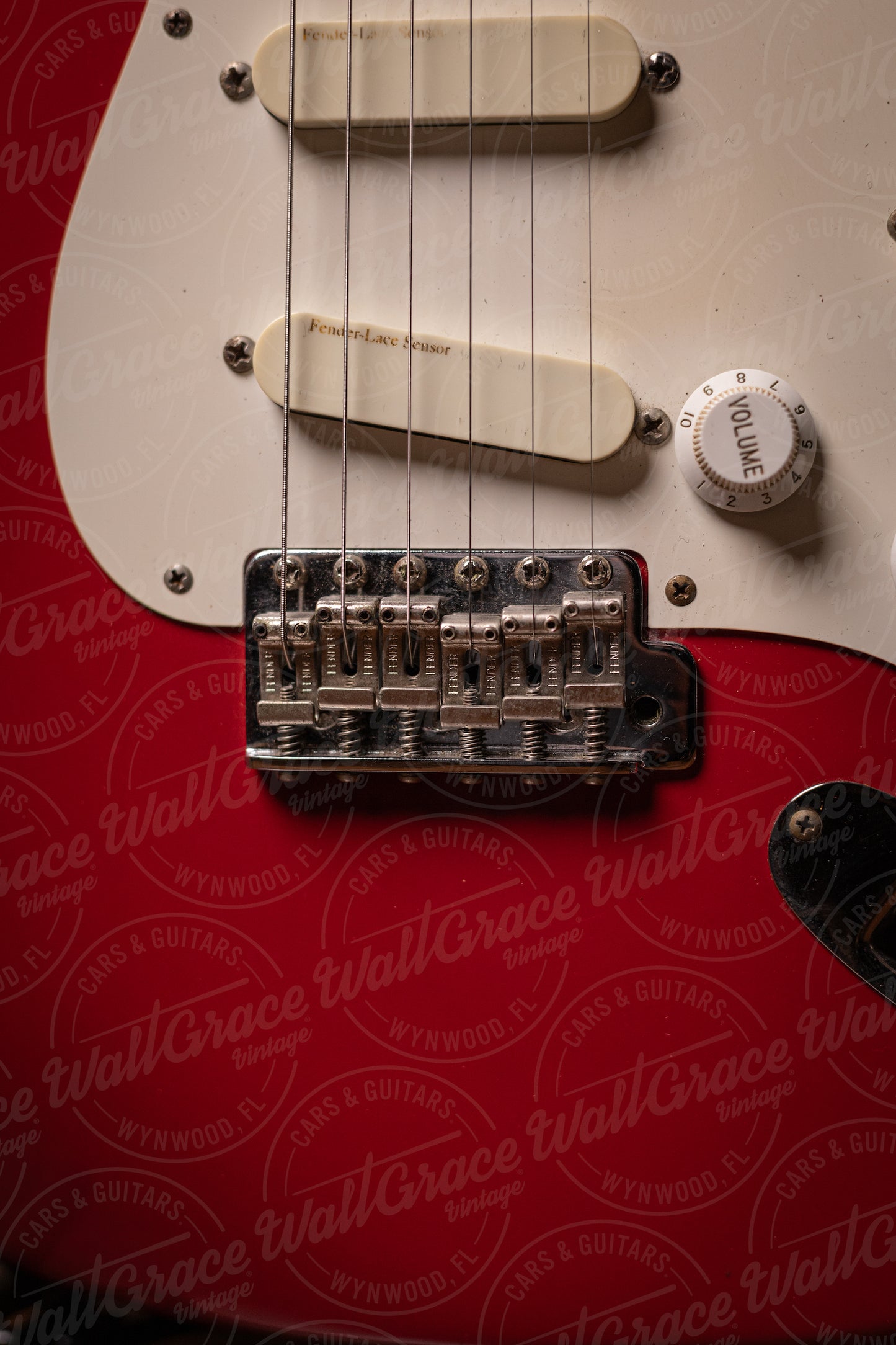 1989 Fender Eric Clapton Signature Stratocaster Electric Guitar - Red