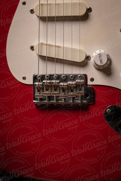 1989 Fender Eric Clapton Signature Stratocaster Electric Guitar - Red