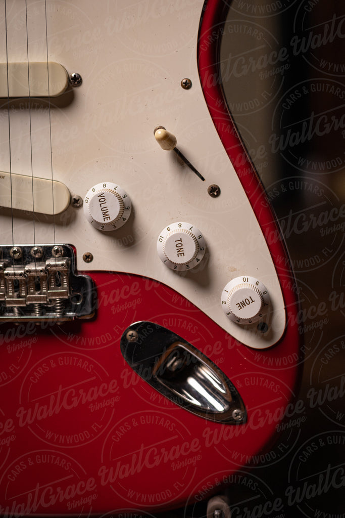 1989 Fender Eric Clapton Signature Stratocaster Electric Guitar - Red