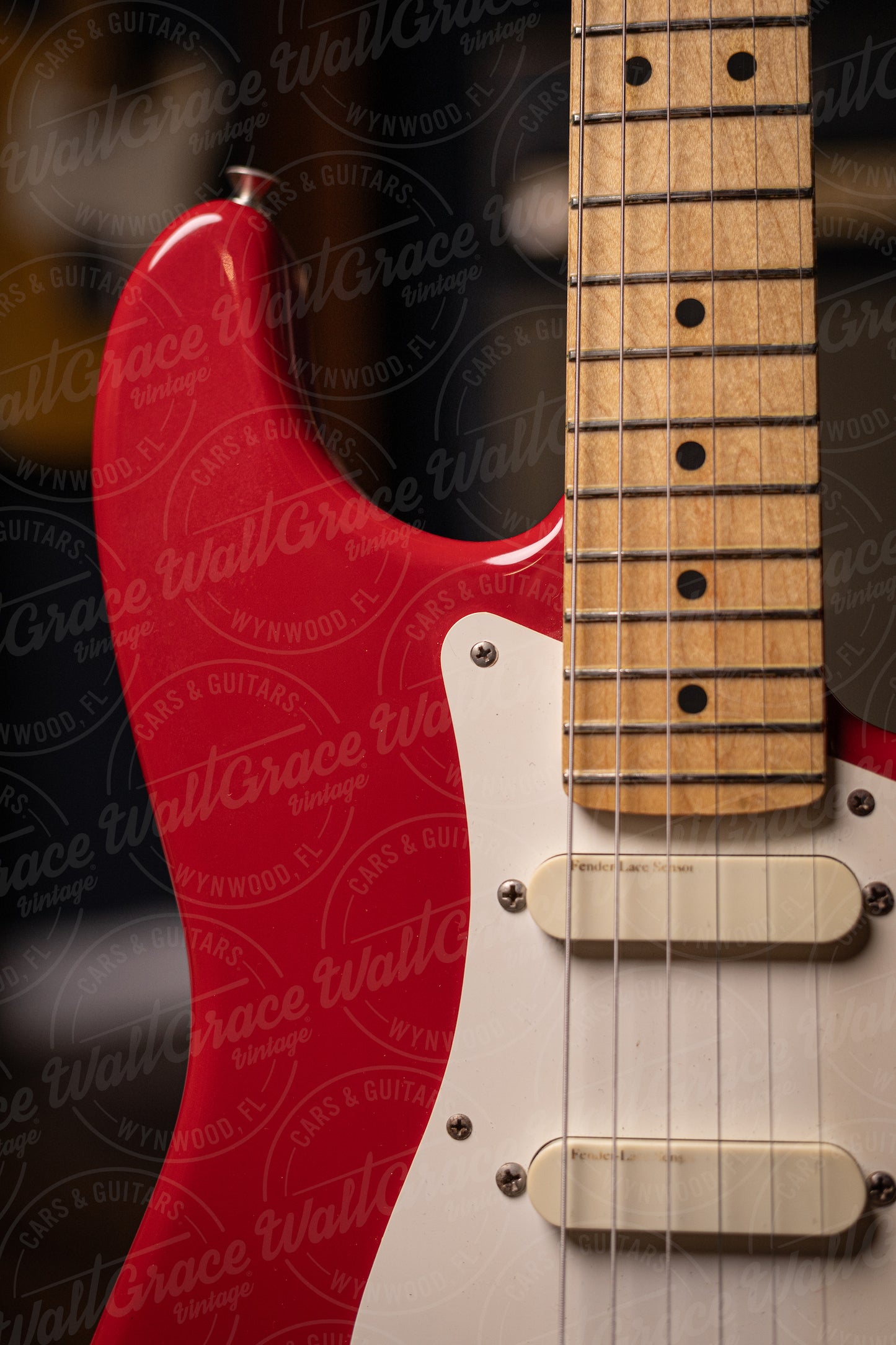 1989 Fender Eric Clapton Signature Stratocaster Electric Guitar - Red