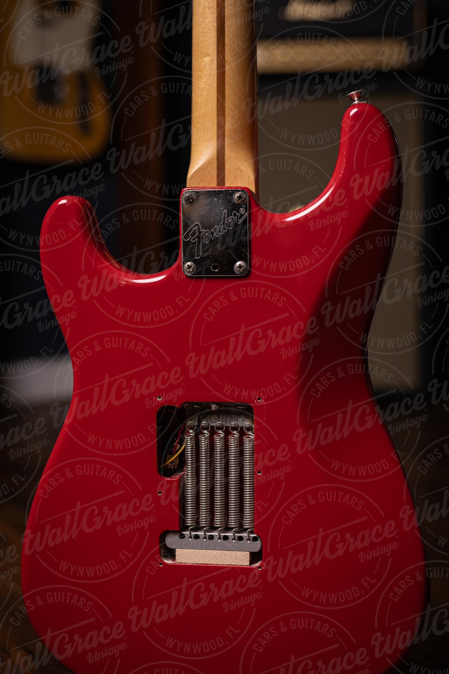 1989 Fender Eric Clapton Signature Stratocaster Electric Guitar - Red