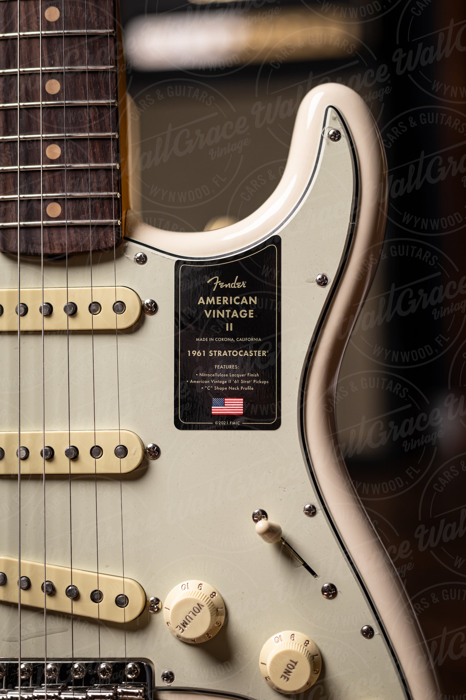 Fender American Vintage II 61 Stratocaster Electric Guitar - Olympic White