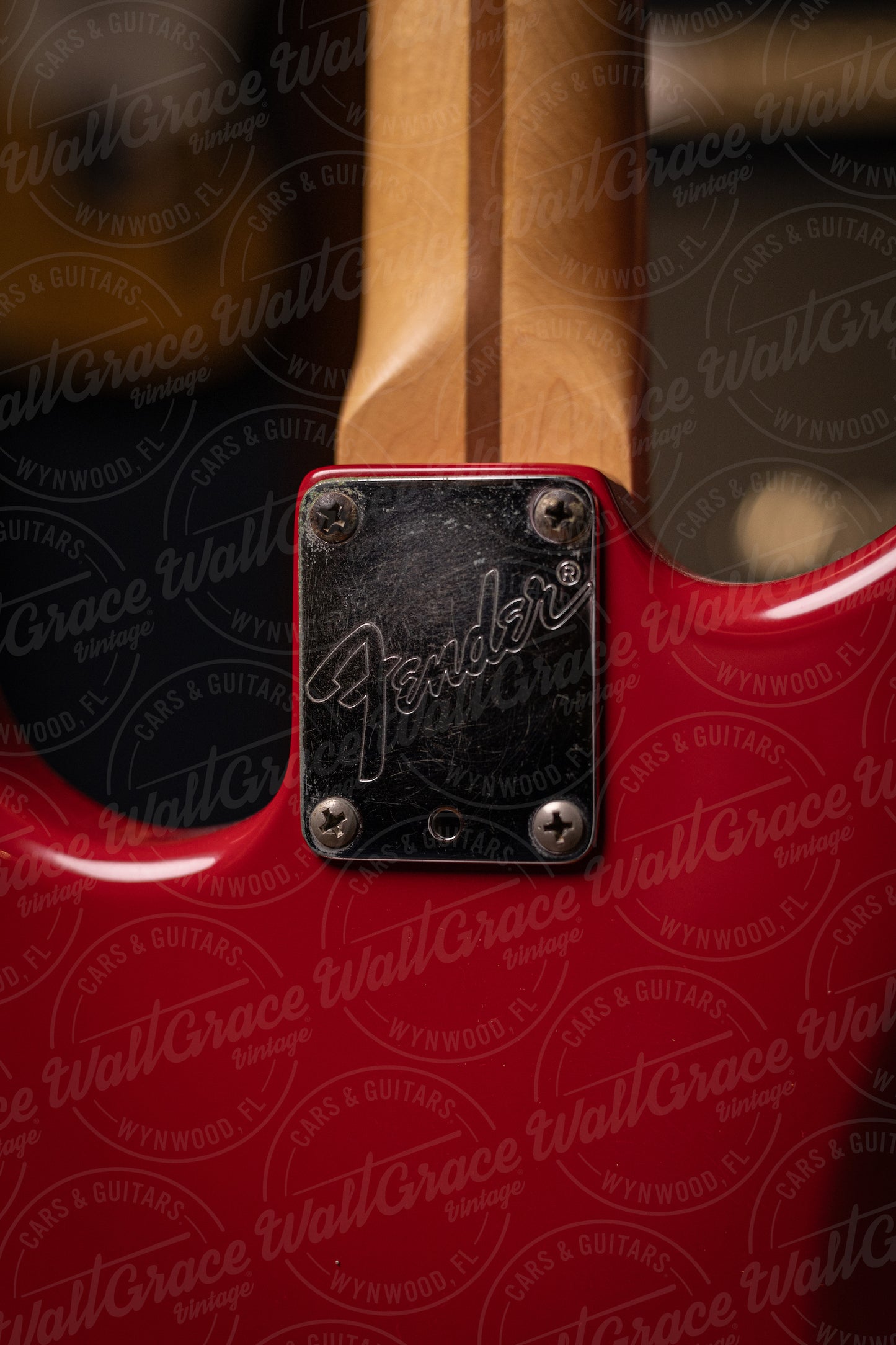 1989 Fender Eric Clapton Signature Stratocaster Electric Guitar - Red