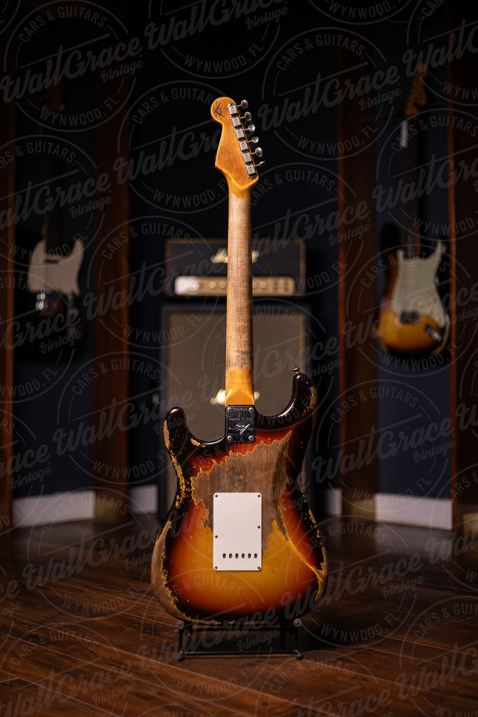 Fender Custom Shop '59 Stratocaster Super Heavy Relic Electric Guitar - Super Faded Aged Sunburs