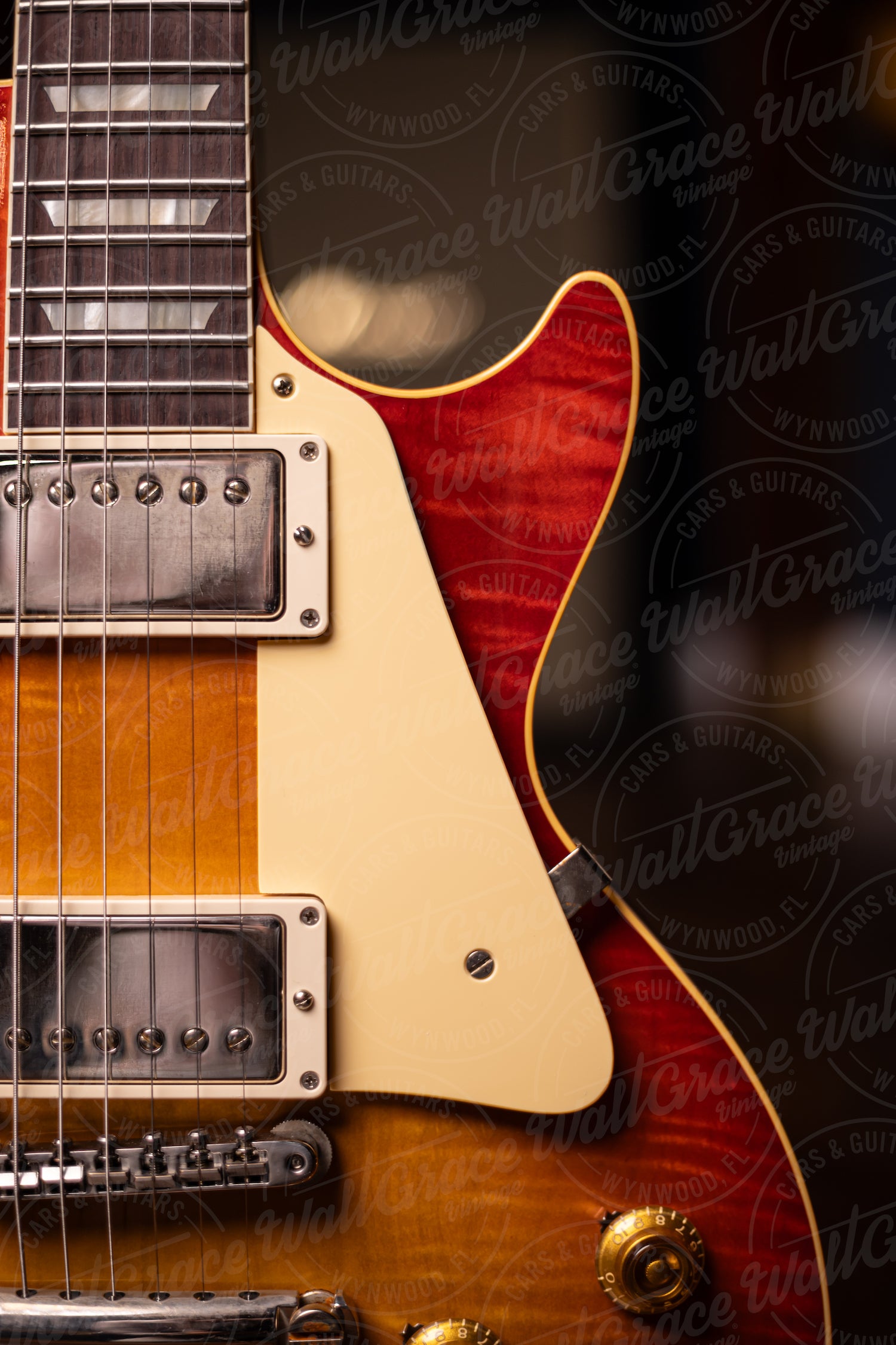 Gibson Custom Shop 1959 Les Paul Standard Reissue Electric Guitar - Washed Cherry Sunburst VOS
