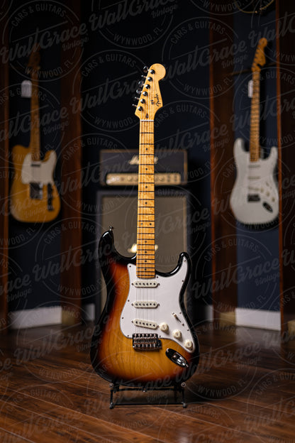 Fender American Custom Stratocaster Electric Guitar - Antique Burst