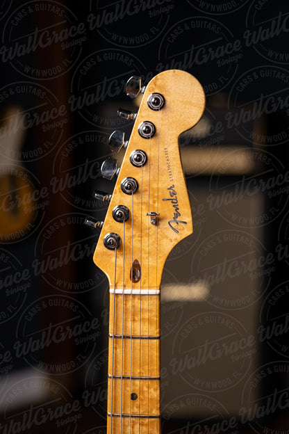 Fender American Custom Stratocaster Electric Guitar - Antique Burst