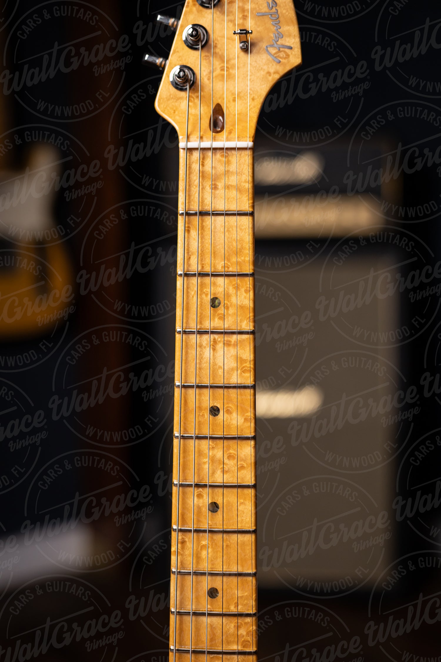 Fender American Custom Stratocaster Electric Guitar - Antique Burst