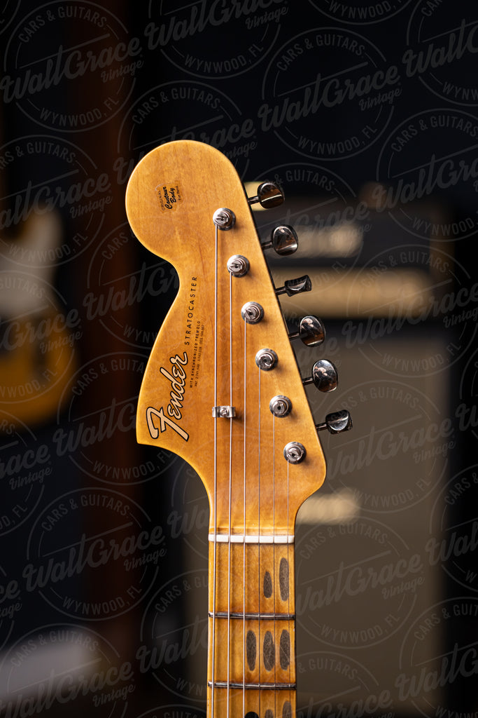 Fender Custom Shop Jimi Hendrix Voodoo Child Stratocaster Journeyman Relic Electric Guitar - Black