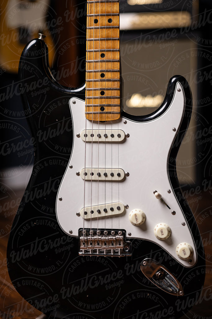 Fender Custom Shop Jimi Hendrix Voodoo Child Stratocaster Journeyman Relic Electric Guitar - Black