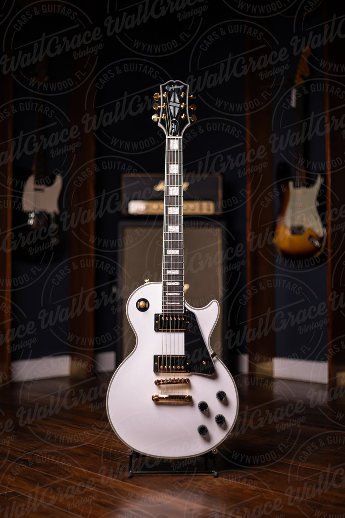 Epiphone Les Paul Custom Electric Guitar - Alpine White