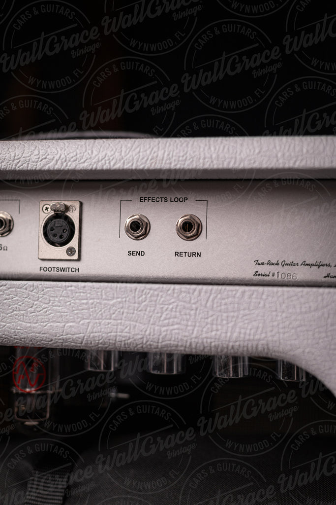 PRE-ORDER! Two-Rock Classic Reverb 100 Watt Tube Head and 12-65B 2x12 Extension Cabinet - British White Elephant Levant, Blues Breaker Grill