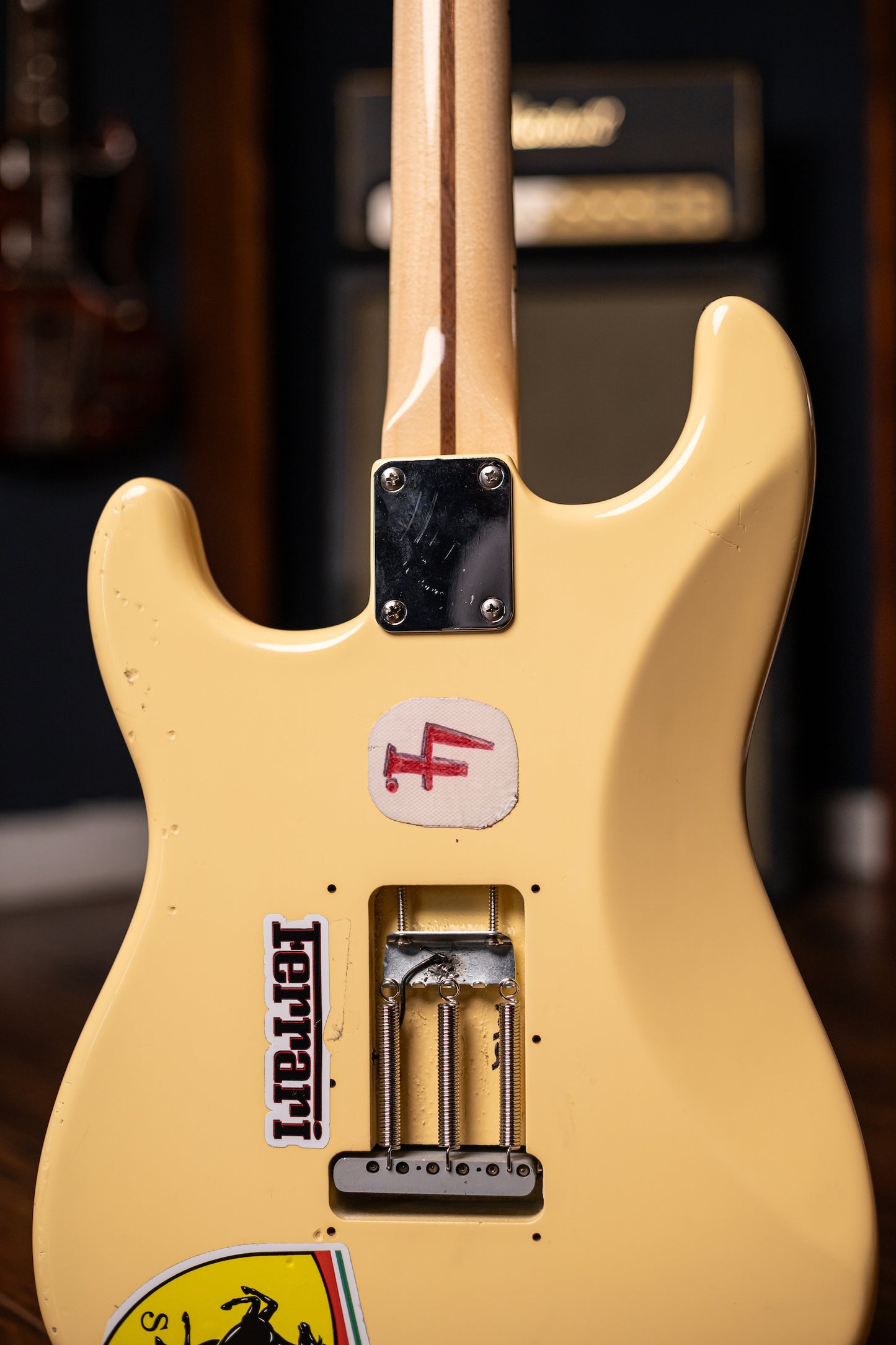 Yngwie Malmsteen’s #4 Fender Stratocaster + Personal 1983 Ferrari 308 GTS Quattrovalvole