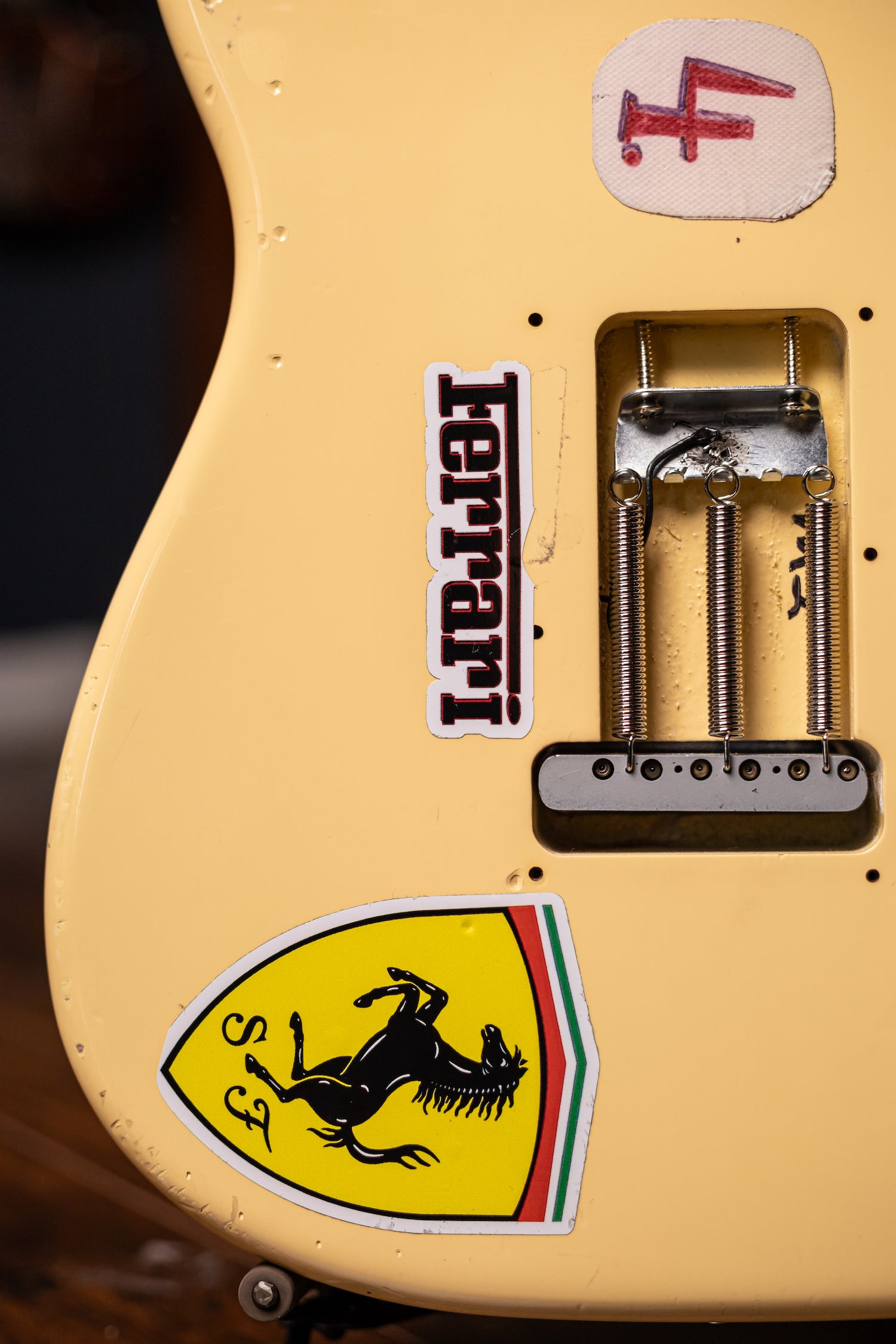 Yngwie Malmsteen’s #4 Fender Stratocaster + Personal 1983 Ferrari 308 GTS Quattrovalvole