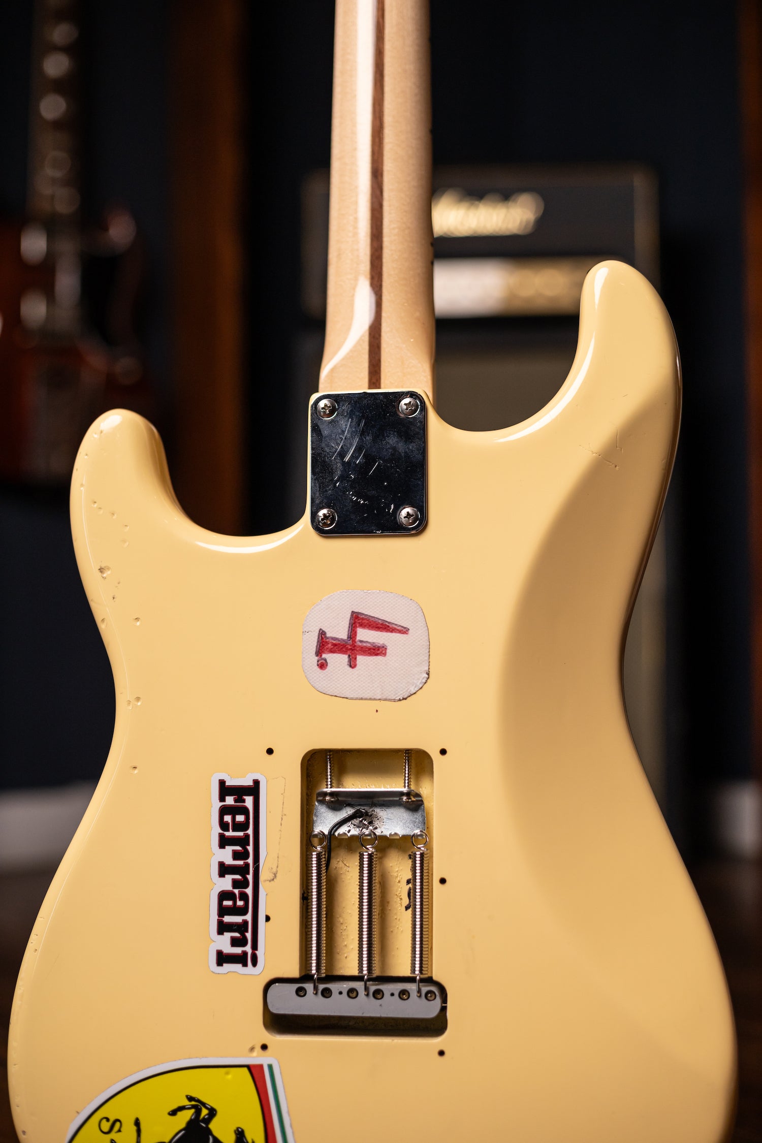Yngwie Malmsteen’s #4 Fender Stratocaster + Personal 1983 Ferrari 308 GTS Quattrovalvole