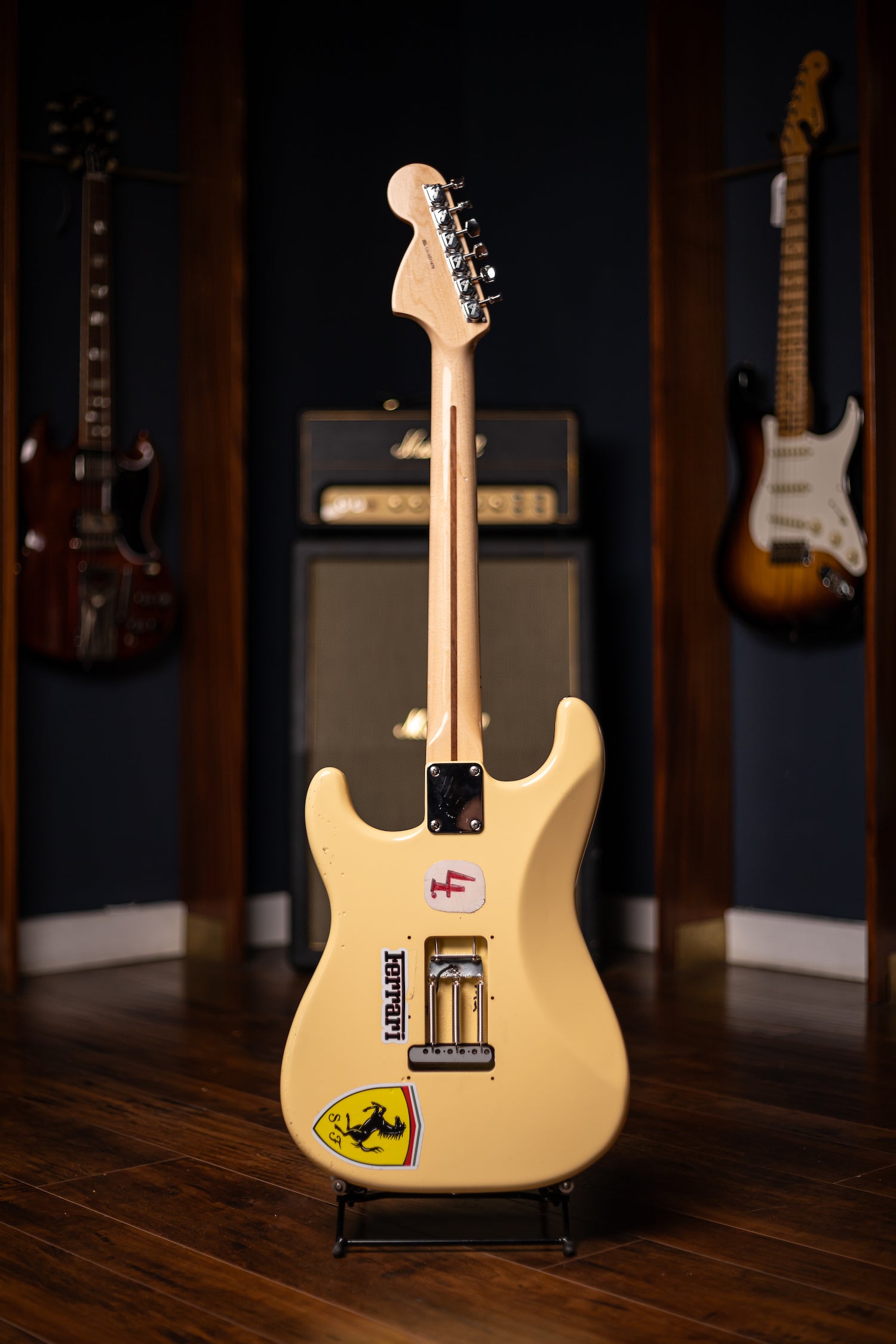 Yngwie Malmsteen’s #4 Fender Stratocaster + Personal 1983 Ferrari 308 GTS Quattrovalvole