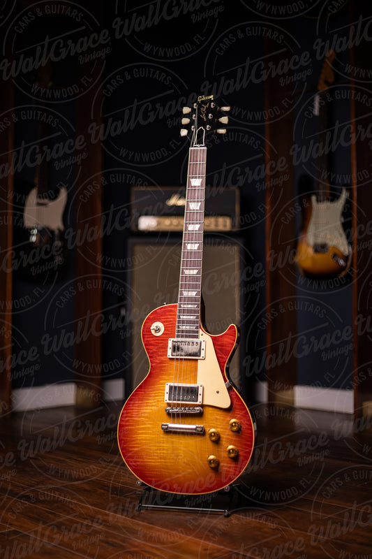 Gibson Custom Shop 1959 Les Paul Standard Reissue Electric Guitar - Washed Cherry Sunburst VOS