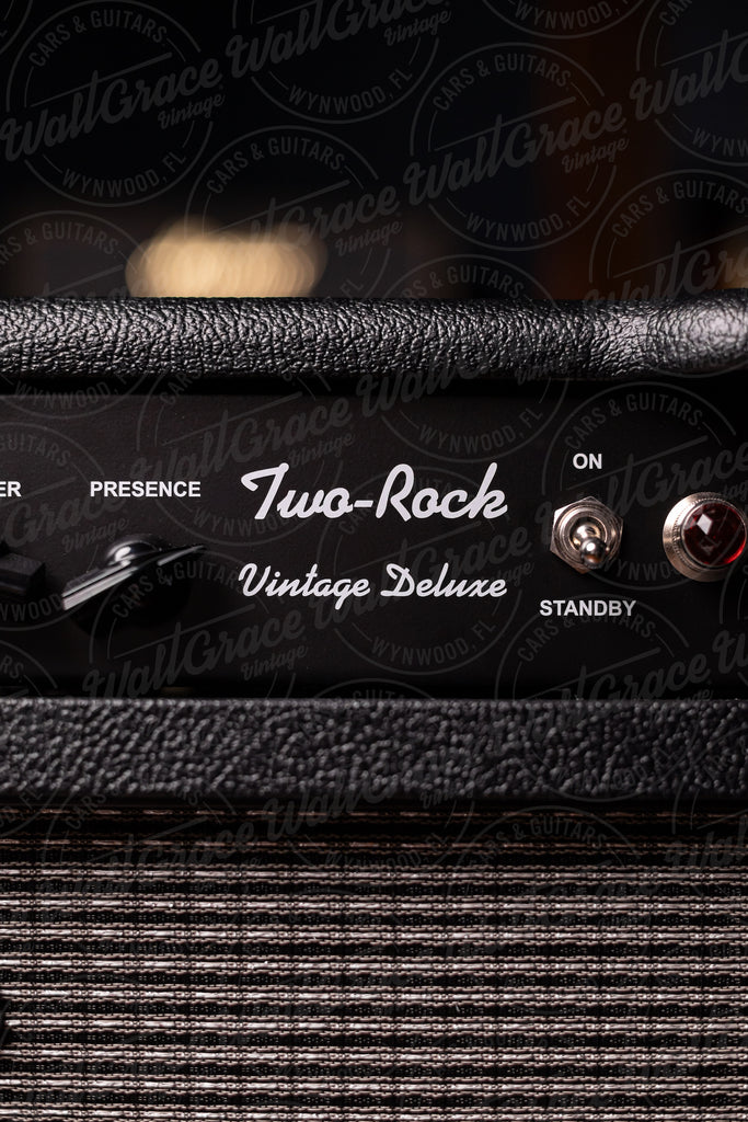PRE-ORDER! Two-Rock Vintage Deluxe 35 Watt - Black Bronco Combo, Black Chassis, Vintage Silver Cloth