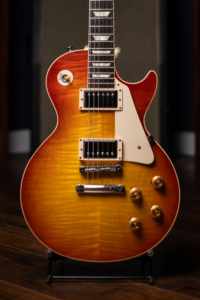 2014 Gibson Custom Shop 1958 Les Paul Reissue Figured Top Electic Guitar - Cherry Sunburst