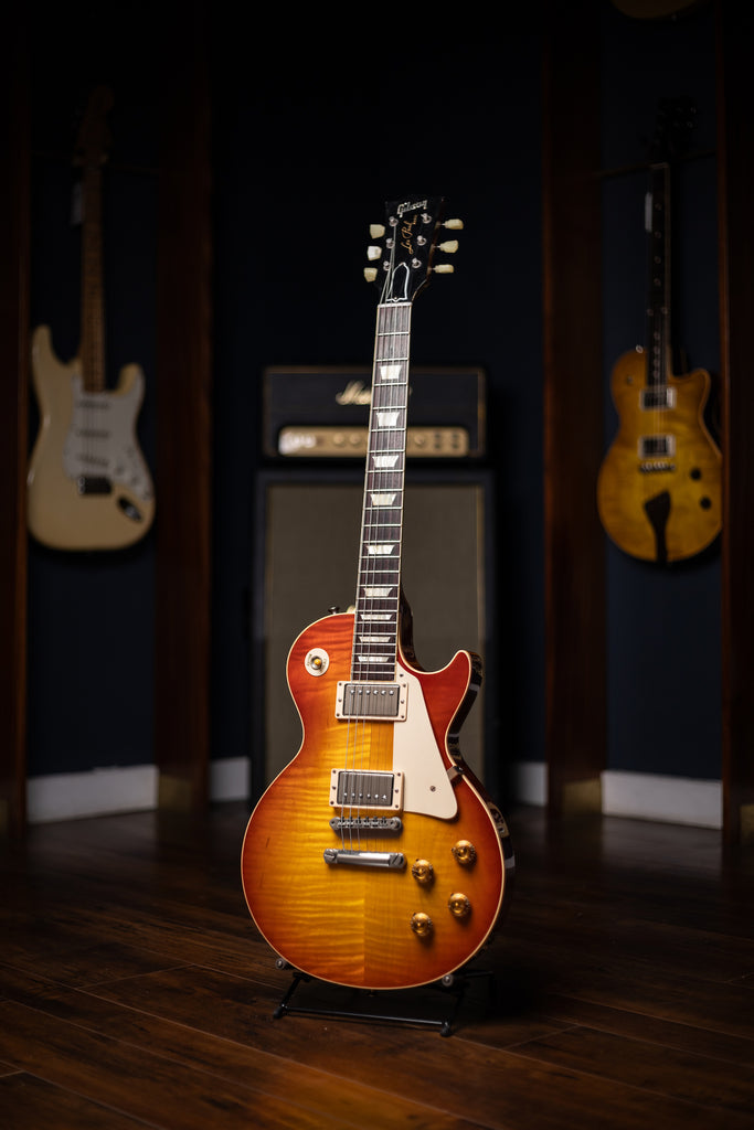 2014 Gibson Custom Shop 1958 Les Paul Reissue Figured Top Electic Guitar - Cherry Sunburst