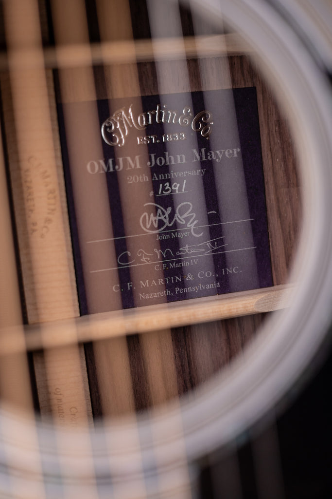 Martin OMJM 20th Anniversary John Mayer Acoustic Guitar - Platinum Gray