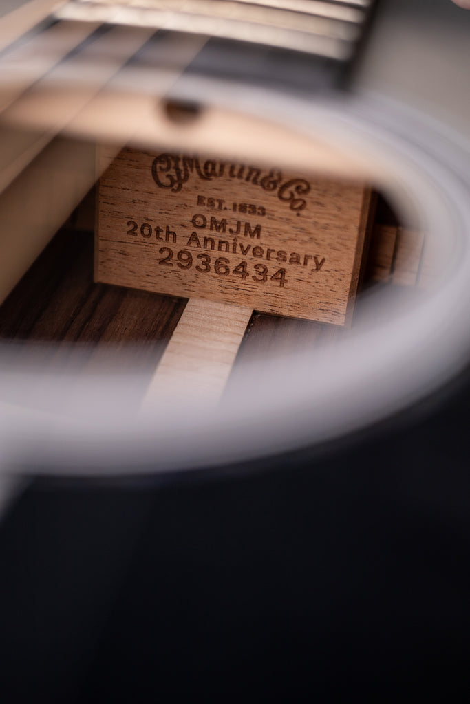 Martin OMJM 20th Anniversary John Mayer Acoustic Guitar - Platinum Gray