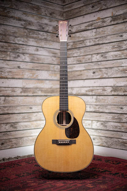 Martin OM-28 Acoustic-Electric Guitar - Natural