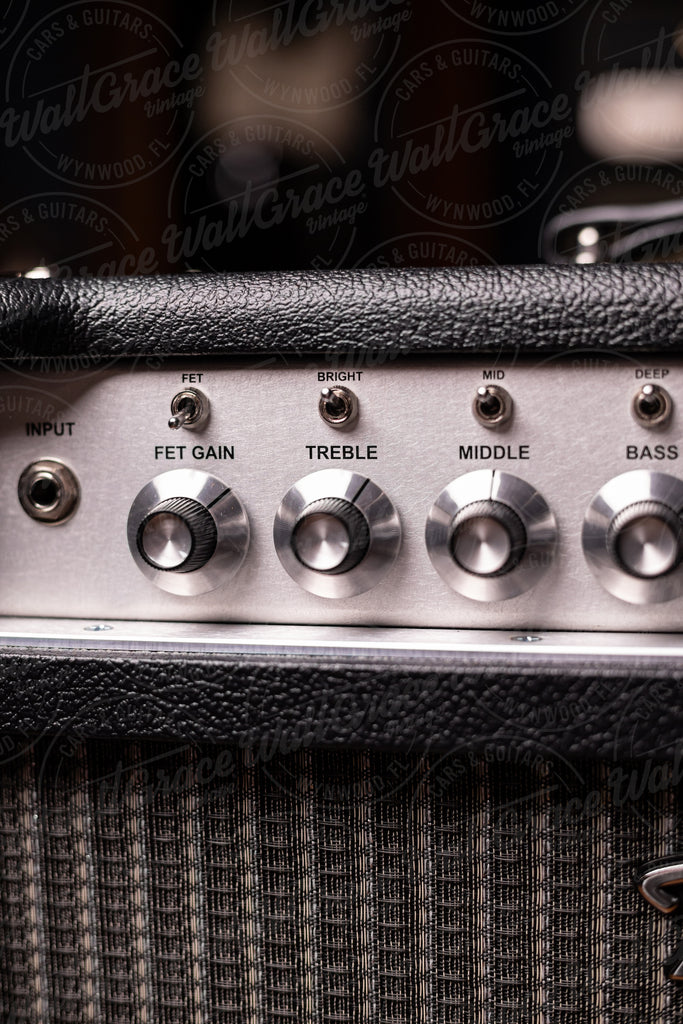 IN STOCK! Two-Rock Classic Reverb Signature 50-watt 1x12 Combo - Silver Chassis, Black Bronco, Ampeg Black and Silver Grill, Black Piping, Silver Skirt Knobs