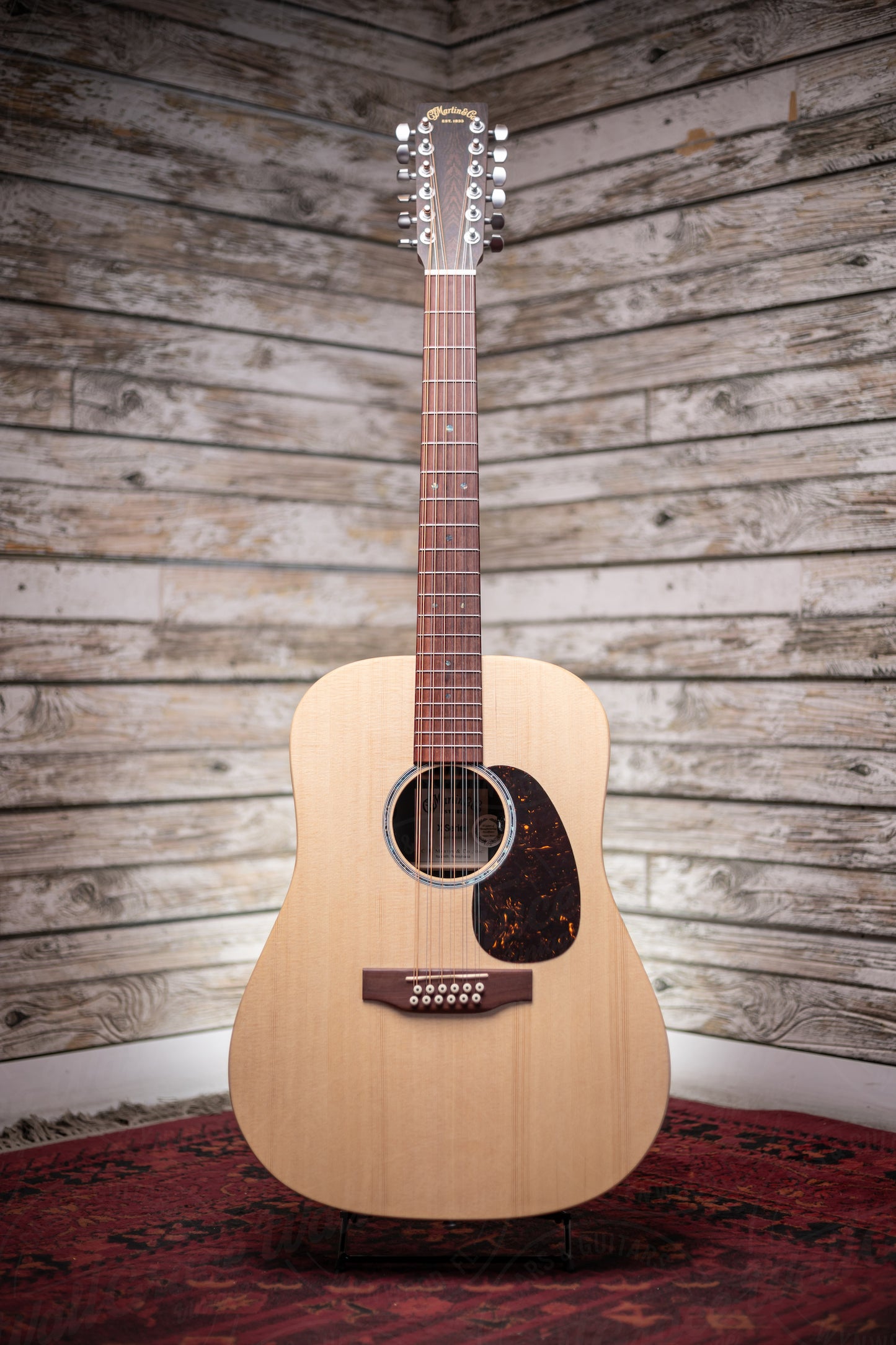 Martin D-X2E 12-String Acoustic-Electric Guitar - Brazilian Rosewood Pattern