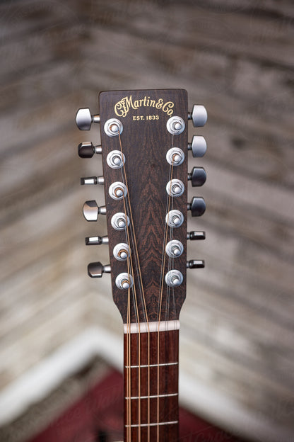 Martin D-X2E 12-String Acoustic-Electric Guitar - Brazilian Rosewood Pattern