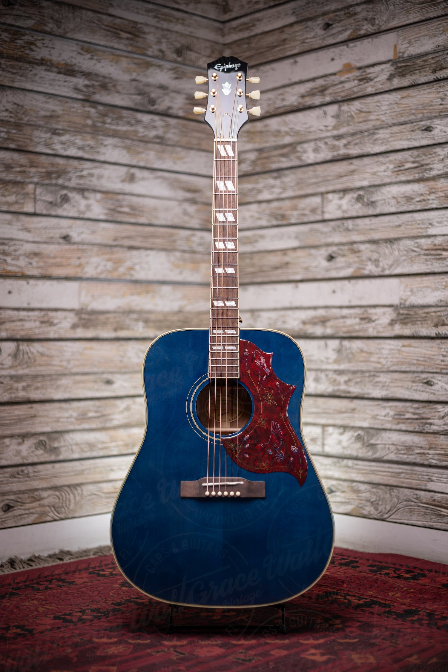 Epiphone Miranda Lambert Bluebird Acoustic-Electric Guitar - Blue Bonnet