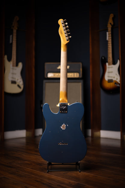 Fender Custom Shop 1963 Telecaster® Relic®, 3A Rosewood Fingerboard  Electric Guitar - Aged Lake Placid Blue