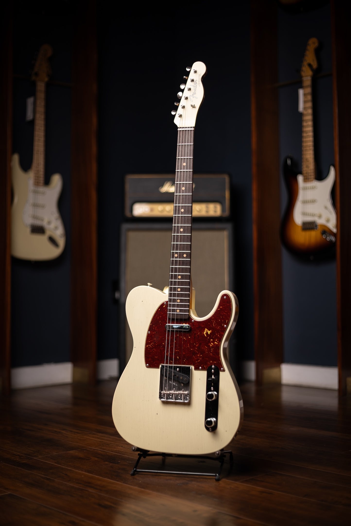 Fender Custom Shop 1963 Telecaster Journeyman Relic Electric Guitar - Vintage White
