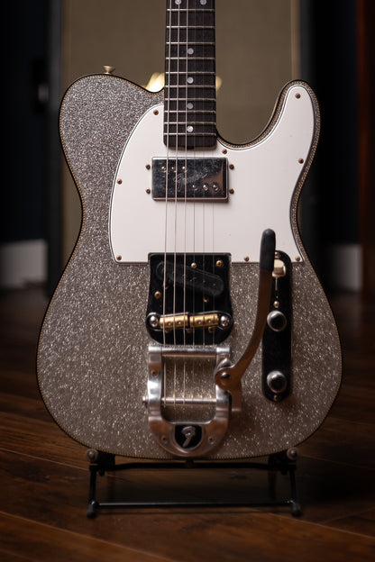 Fender Ltd. Ed. CuNiFe Telecaster Custom Journeyman Relic - Aged Silver Sparkle