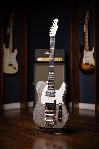 Fender Ltd. Ed. CuNiFe Telecaster Custom Journeyman Relic - Aged Silver Sparkle